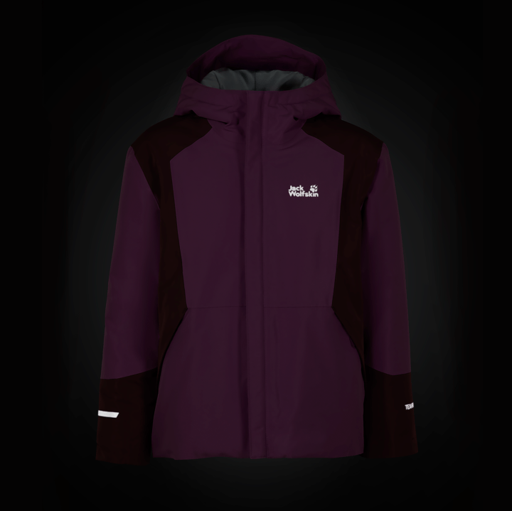 Jack Wolfskin Juniors' Snowflash Jacket Vivid Orchid Jack Wolfskin