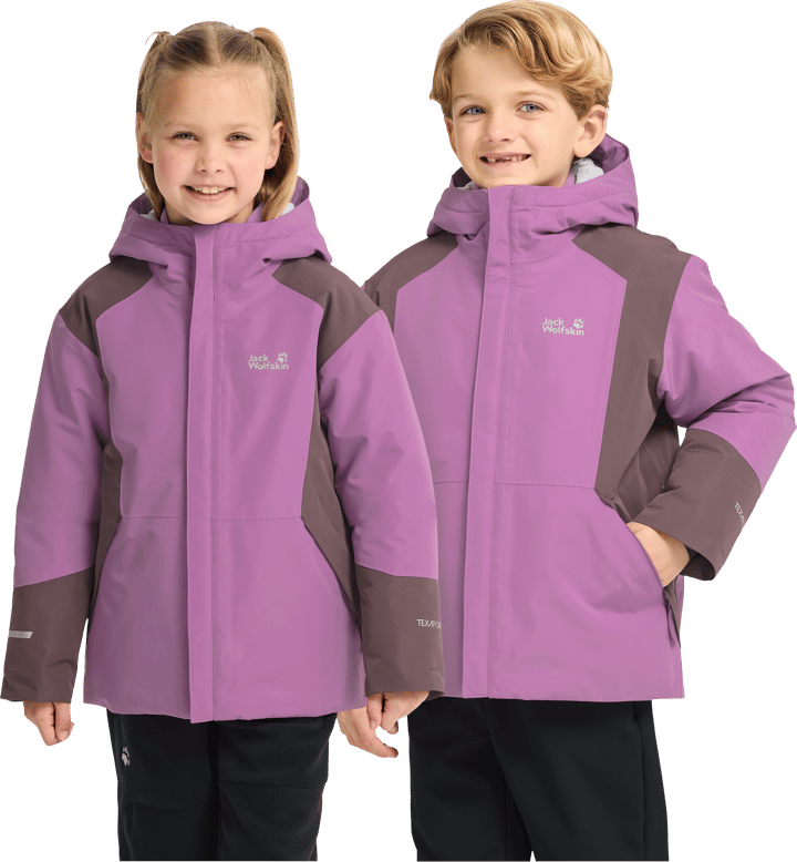 Jack Wolfskin Juniors' Snowflash Jacket Vivid Orchid Jack Wolfskin
