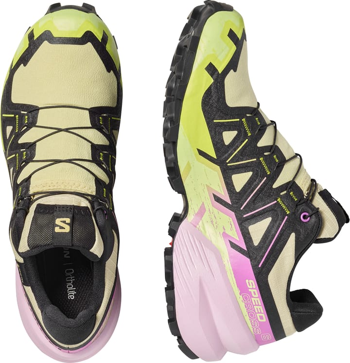 Salomon Women's Speedcross 6 GORE-TEX Bog / Dawn Pink / Acid Lime Salomon