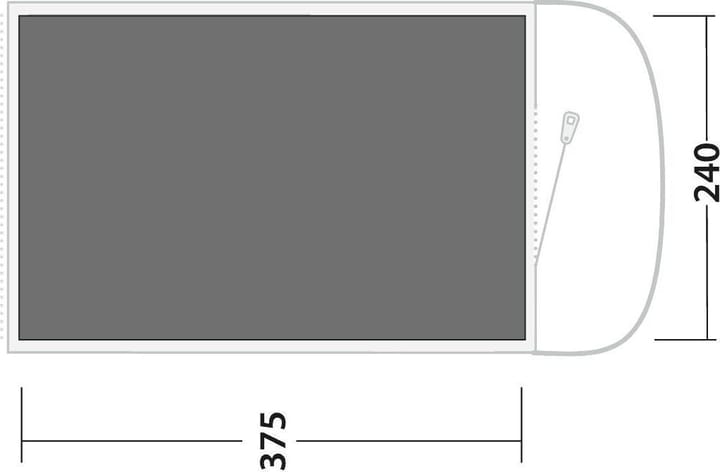 Outwell Footprint Sky 4 Black & Grey Outwell