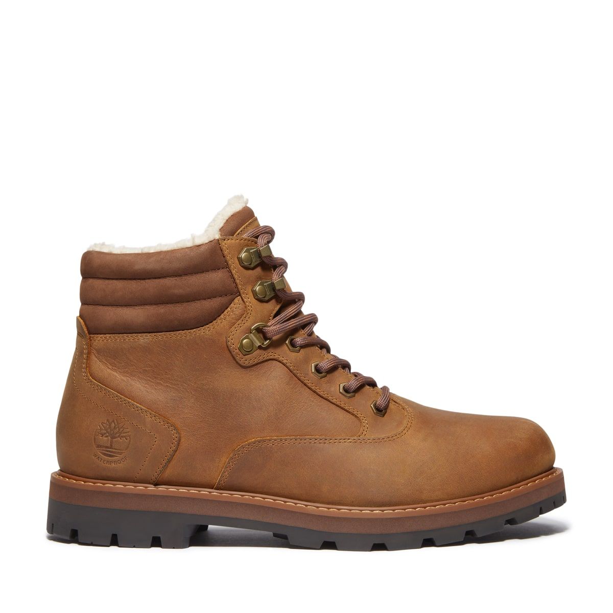 Timberland Britton Road Mid Warm Lined Waterproof Boot Md Brn F Grain
