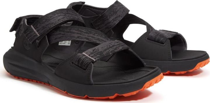 Timberland Men's Backstrap Sandal Black Webbing Timberland
