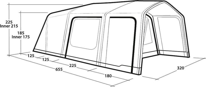 Outwell Iowa 5 Air Green Outwell