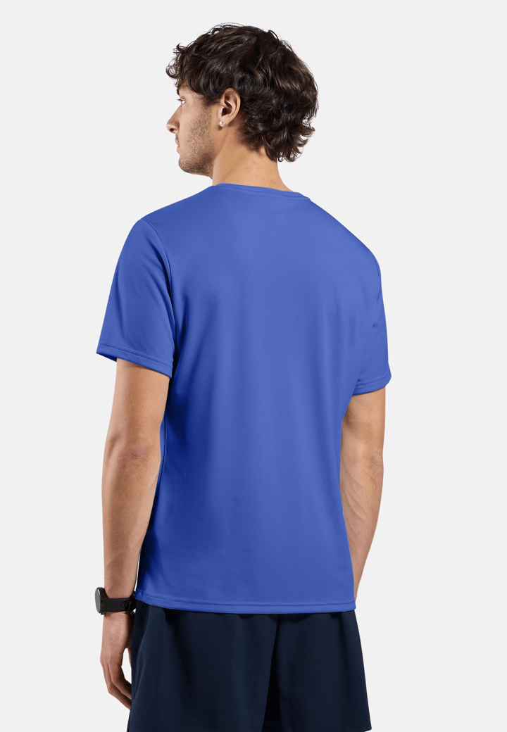 Odlo Men's T-Shirt S/S Crew Neck Essential Flyer Dazzling Blue Odlo