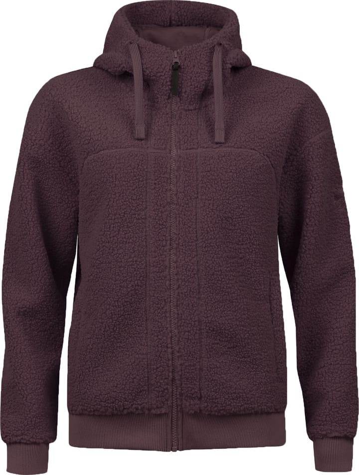 Halti Women's Lykky Fleece Jacket Fudge Maroon Red Halti