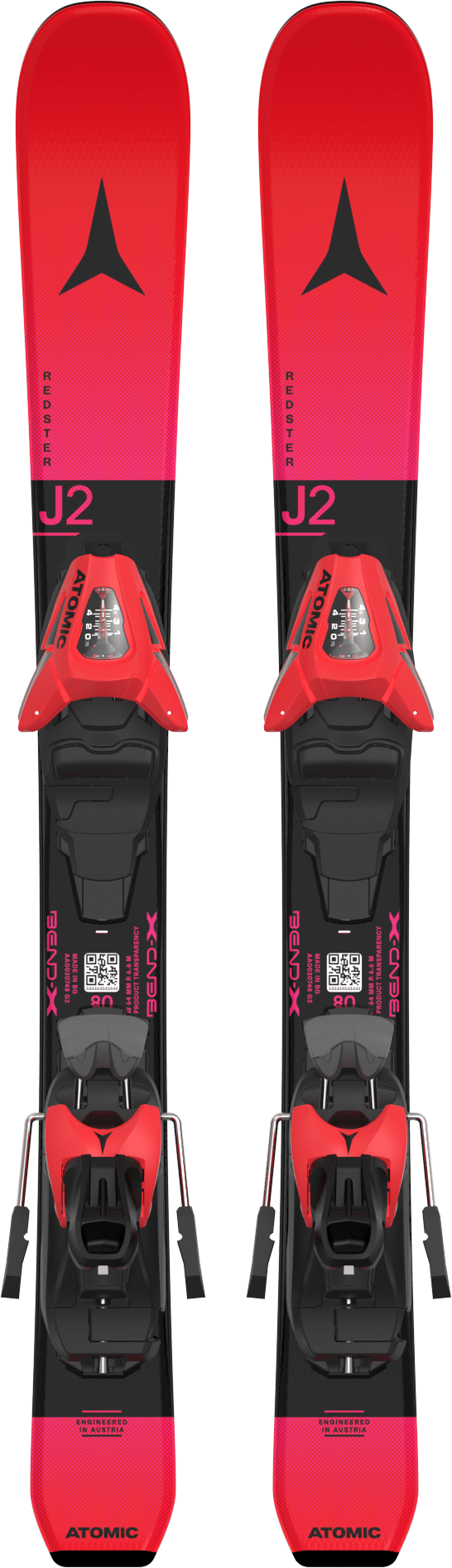 Atomic Kids' Redster J2 70-90 + C 5 GW Red Tension/Black Atomic