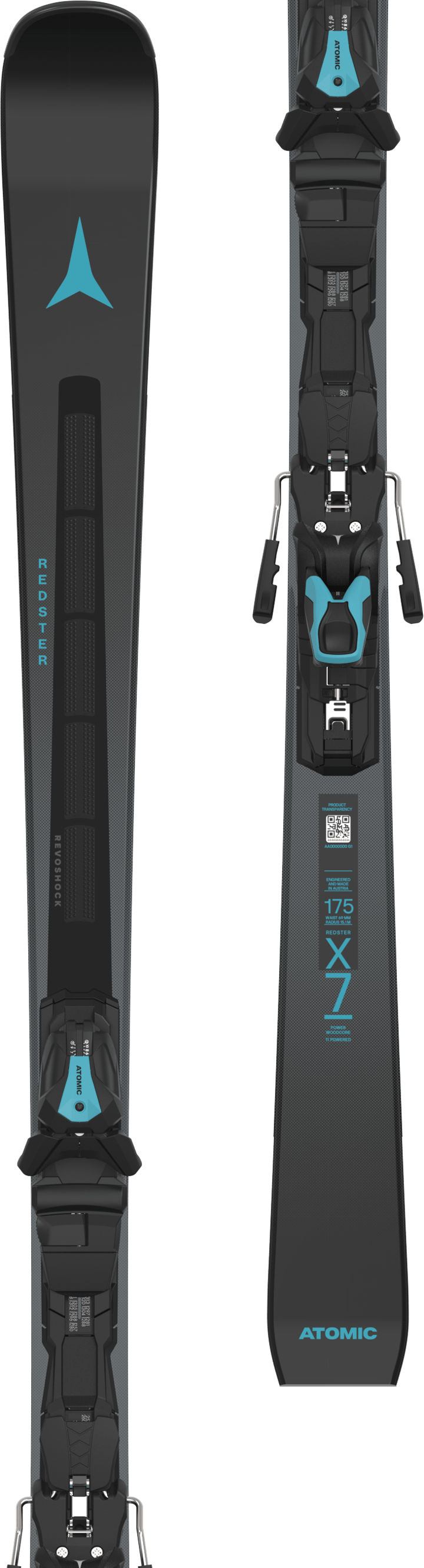 Atomic Redster X7 Revoshock C + MI 12 GW Black/Teal Atomic