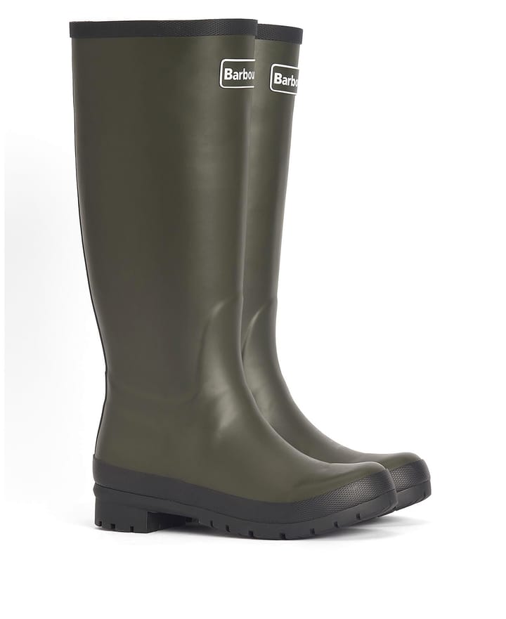 Women's Abbey Wellington Boots Olive Barbour