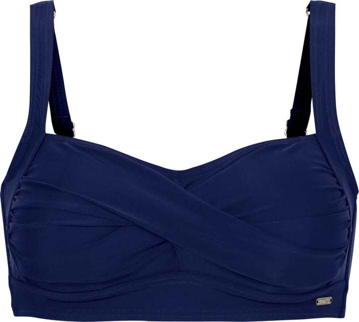 Abecita Capri,Twisted Soft Bra Navy Abecita