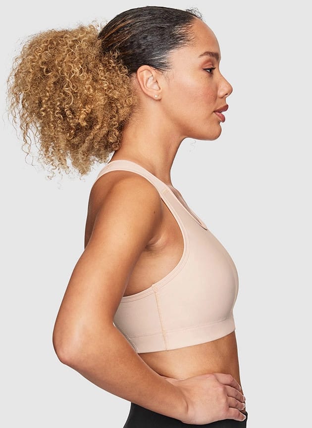 Mindful Sports Bra Reco Moulded Cups Beige