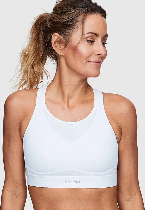 Women's Victorios Sports Bra White Abecita