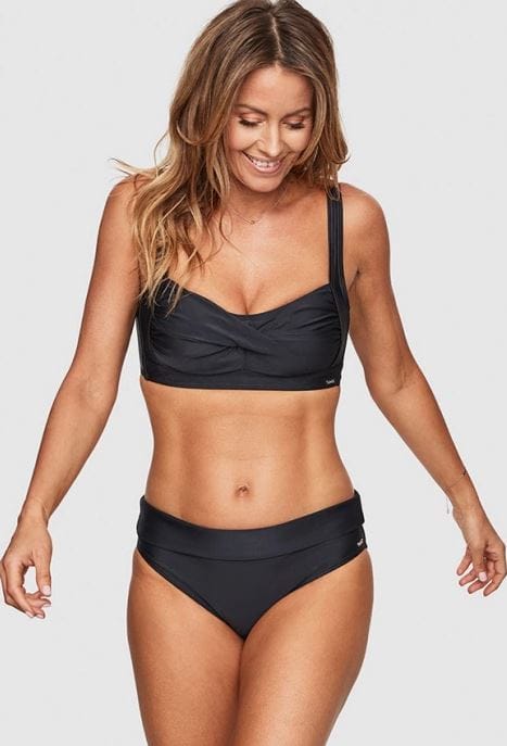 Women's Capri Folded Brief Black Abecita