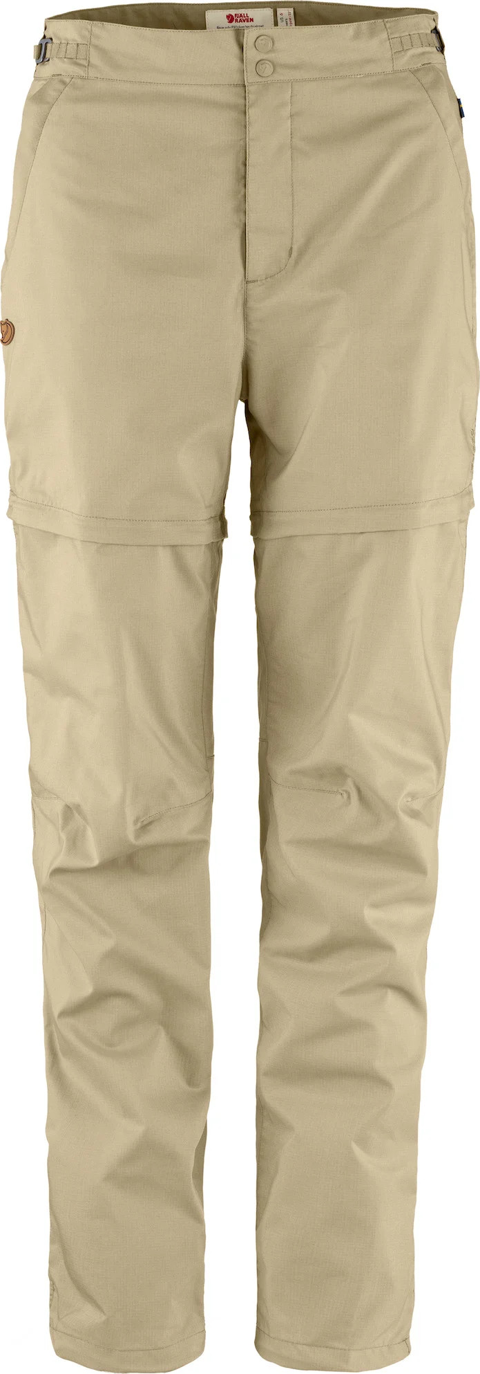 Fjällräven Women's Abisko Hike Zip-Off Trousers Fossil Friluftsbyxor 38/R