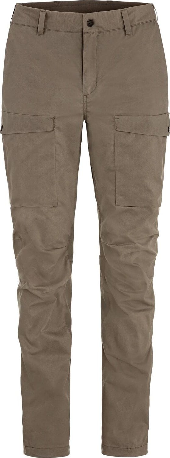 Fjällräven Women's Abisko Hybrid Trail Trousers Suede Brown Fjällräven