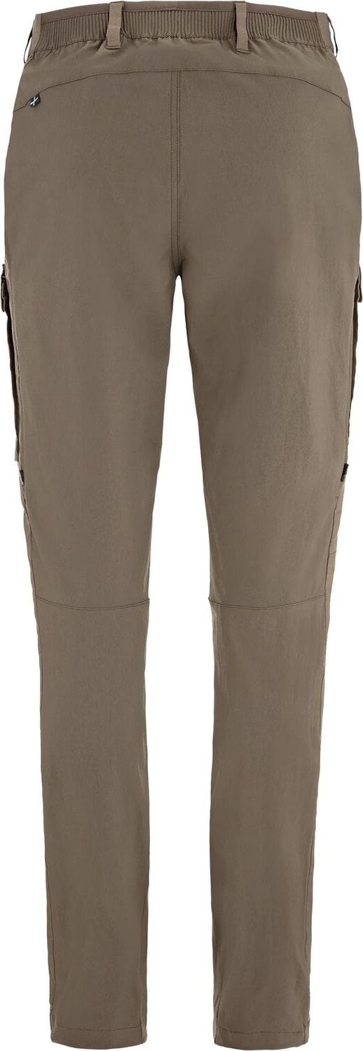 Fjällräven Women's Abisko Hybrid Trail Trousers Suede Brown Fjällräven