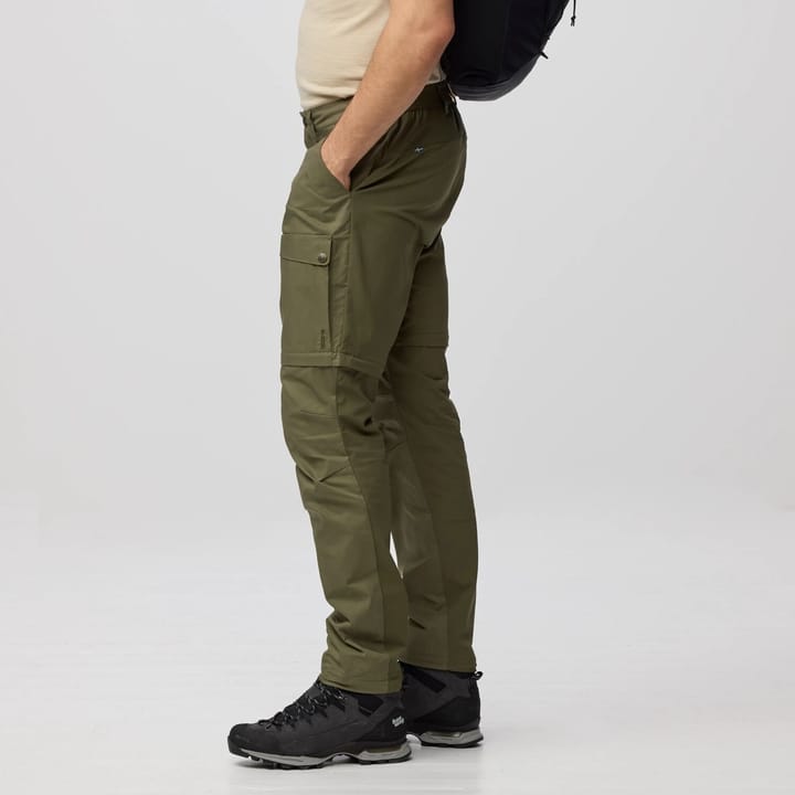Fjällräven Men's Abisko Hybrid Trail Trousers Zip-Off Navy Fjällräven