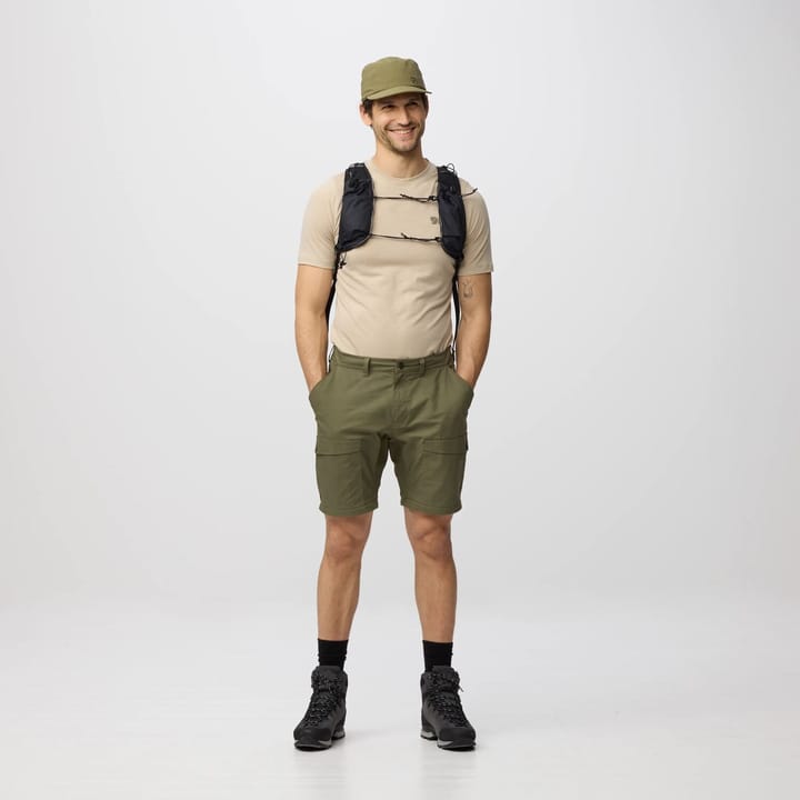 Fjällräven Men's Abisko Hybrid Trail Trousers Zip-Off Navy Fjällräven