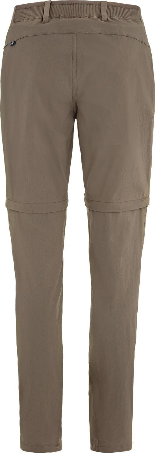 Fjällräven Abisko Hybrid Trail Trs Zip-Off W Suede Brown Fjällräven