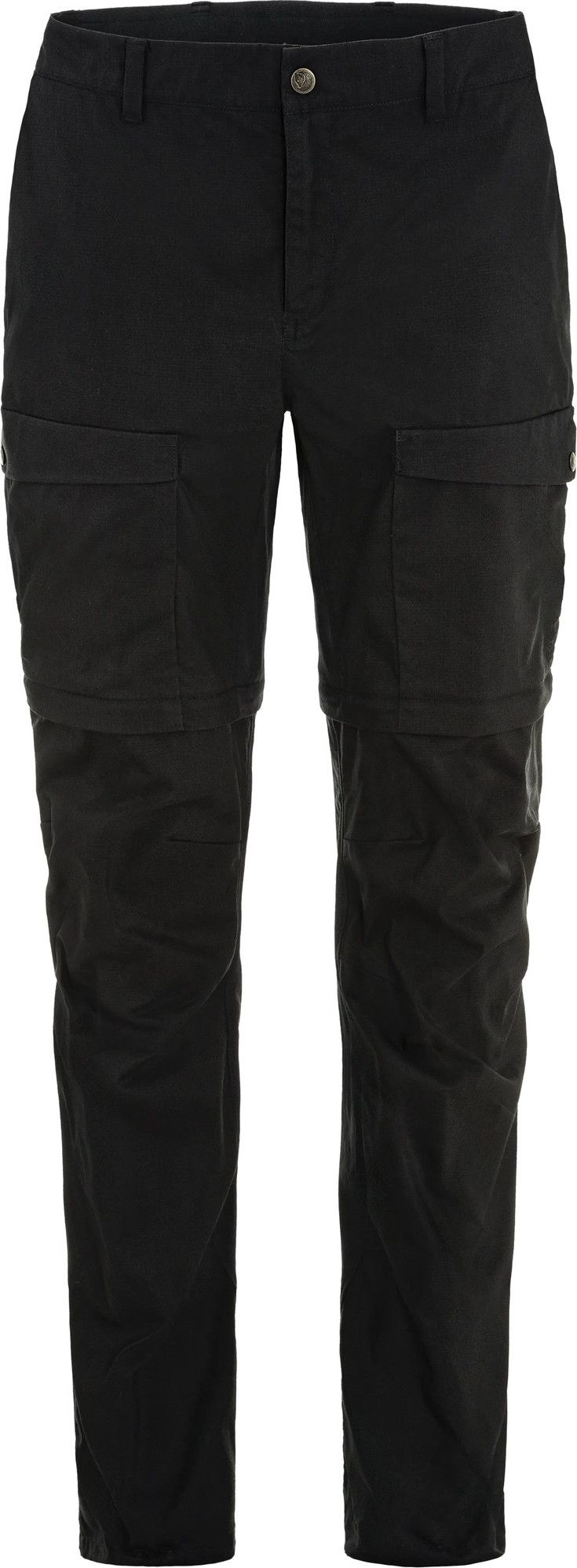 Fjällräven Women's Abisko Hybrid Trail Trousers Zip-Off Black