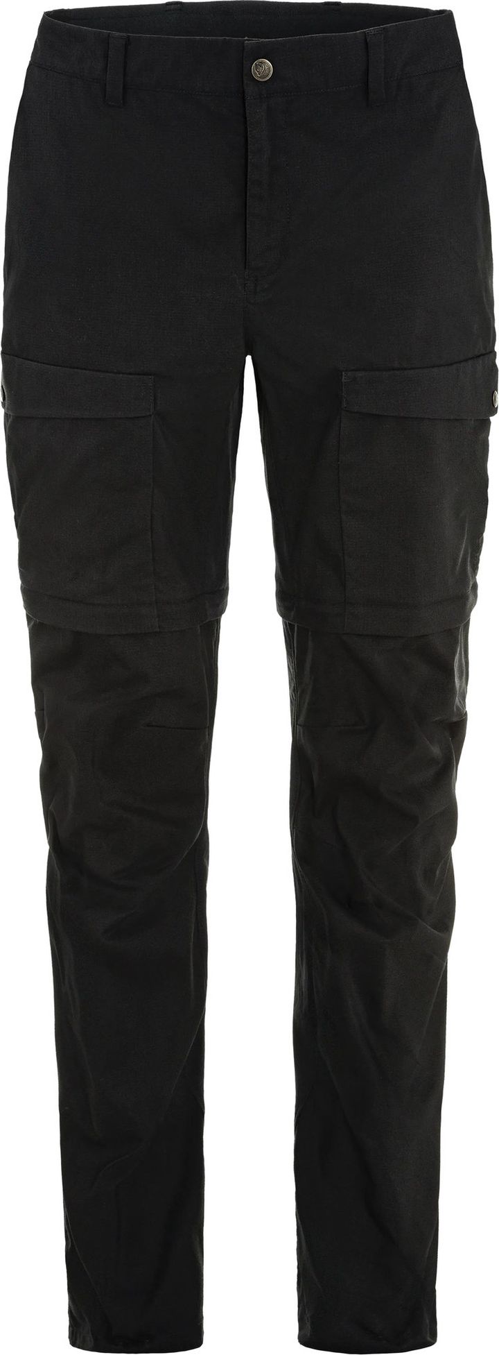 Fjällräven Women's Abisko Hybrid Trail Trousers Zip-Off Black Fjällräven