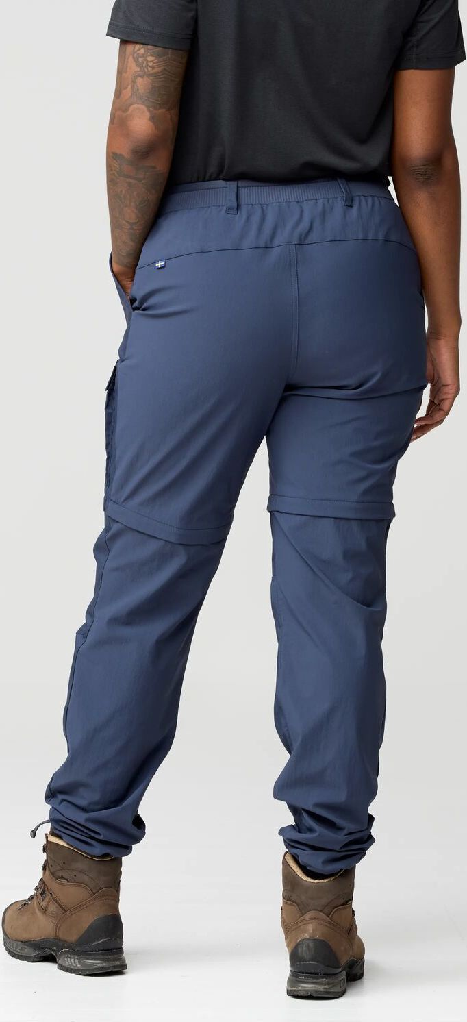 Fjällräven Abisko Hybrid Trail Trs Zip-Off W Navy Fjällräven
