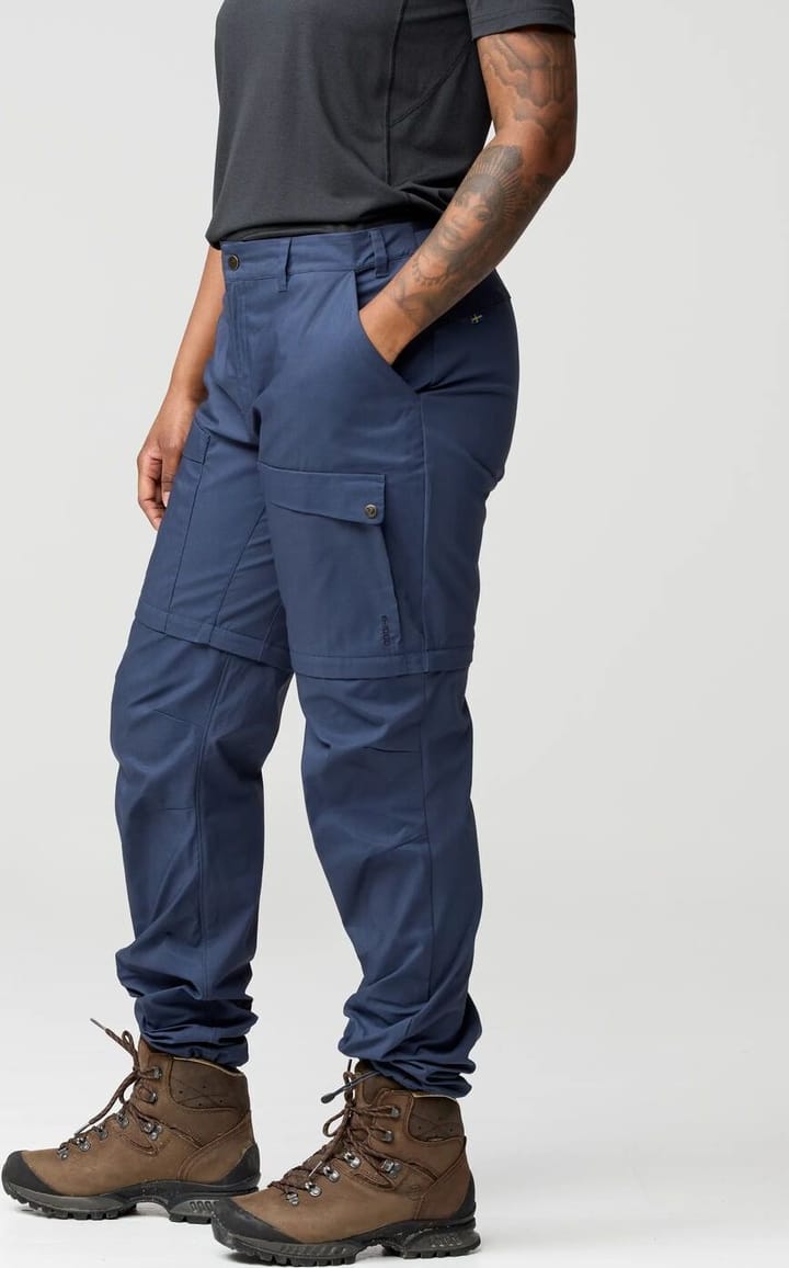 Fjällräven Abisko Hybrid Trail Trs Zip-Off W Navy Fjällräven