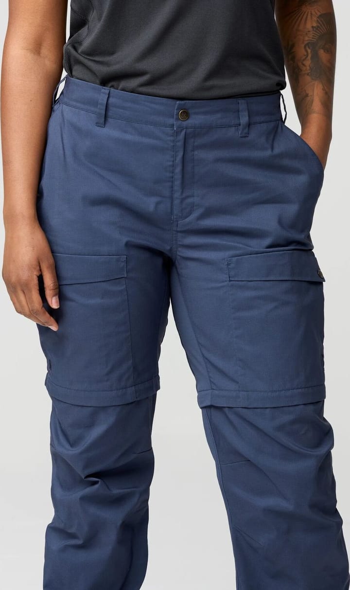 Fjällräven Abisko Hybrid Trail Trs Zip-Off W Navy Fjällräven