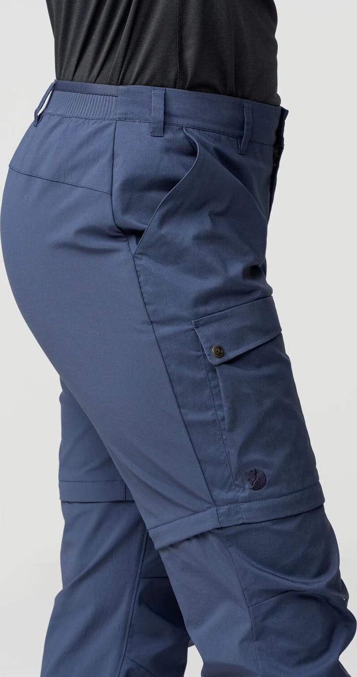 Fjällräven Abisko Hybrid Trail Trs Zip-Off W Navy Fjällräven