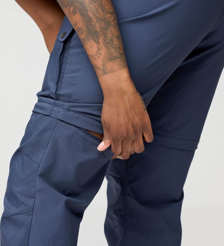 Fjällräven Abisko Hybrid Trail Trs Zip-Off W Navy Fjällräven