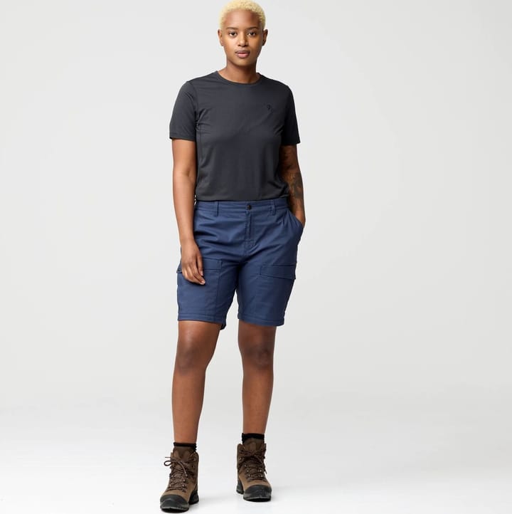 Fjällräven Abisko Hybrid Trail Trs Zip-Off W Navy Fjällräven