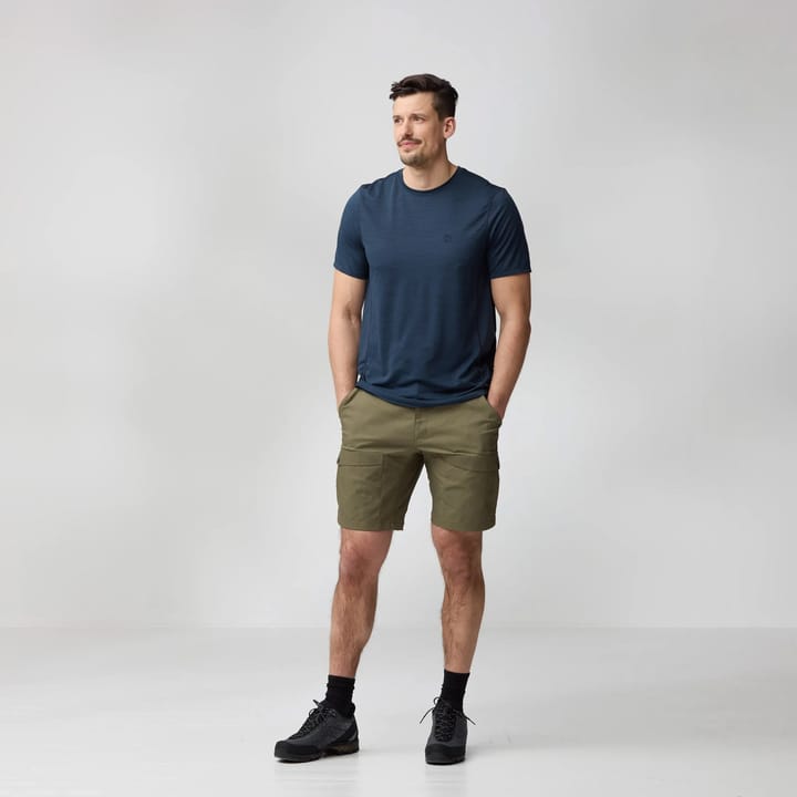 Fjällräven Men's Abisko Lite Short Sleeve Dark Navy Fjällräven