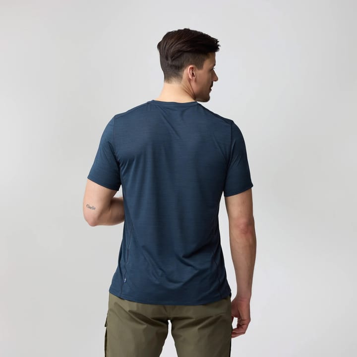 Fjällräven Men's Abisko Lite Short Sleeve Dark Navy Fjällräven