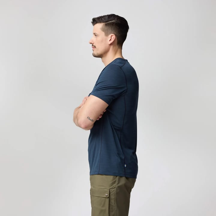 Fjällräven Men's Abisko Lite Short Sleeve Dark Navy Fjällräven