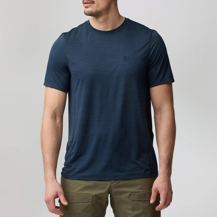 Fjällräven Men's Abisko Lite Short Sleeve Dark Navy Fjällräven