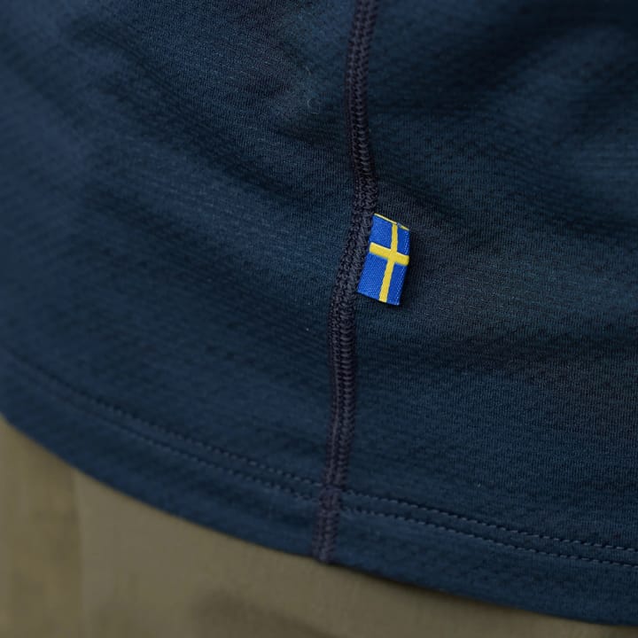Fjällräven Men's Abisko Lite Short Sleeve Dark Navy Fjällräven