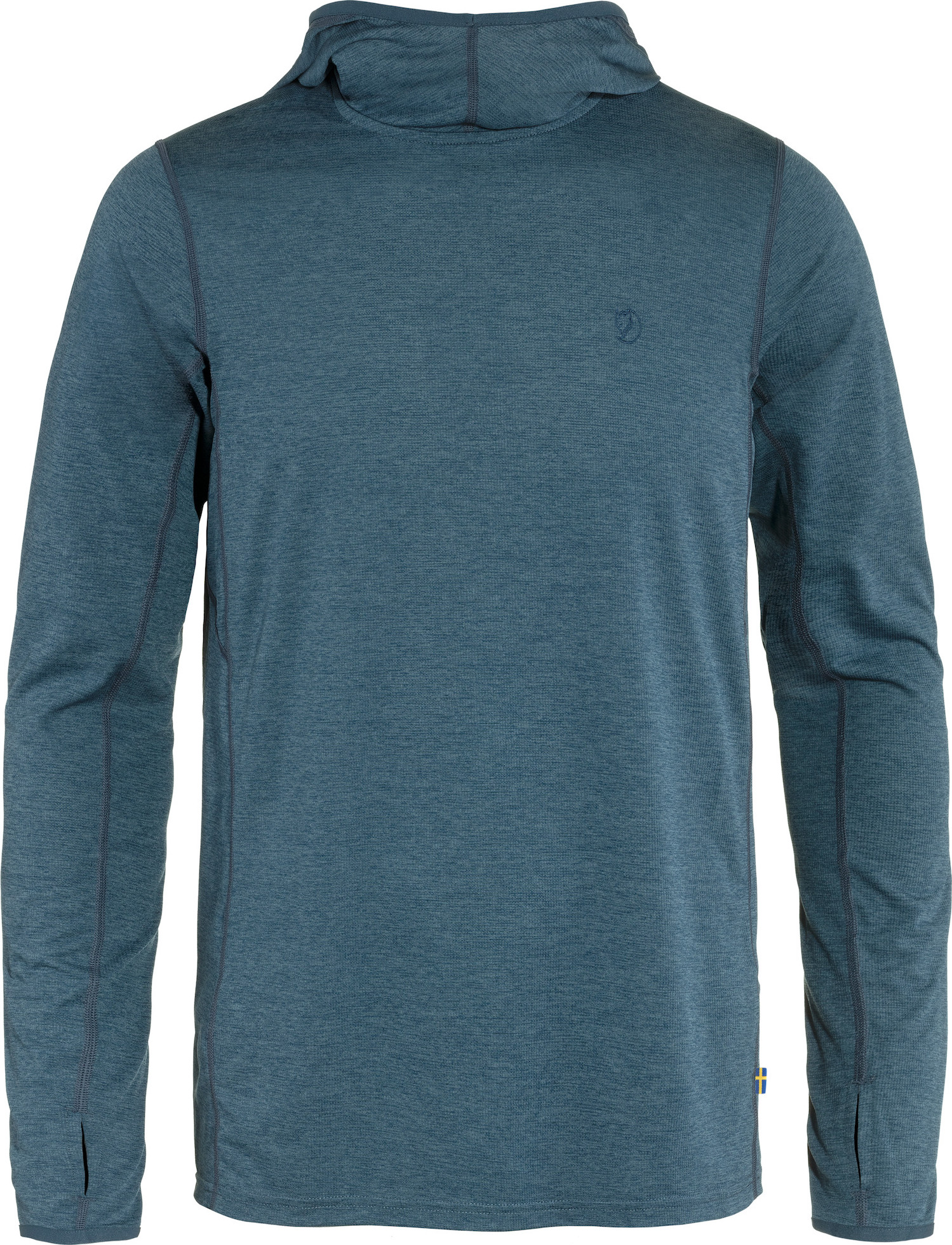 Fjällräven Men's Abisko Sun-Hoodie Indigo Blue Pitkähihaiset paidat XXL