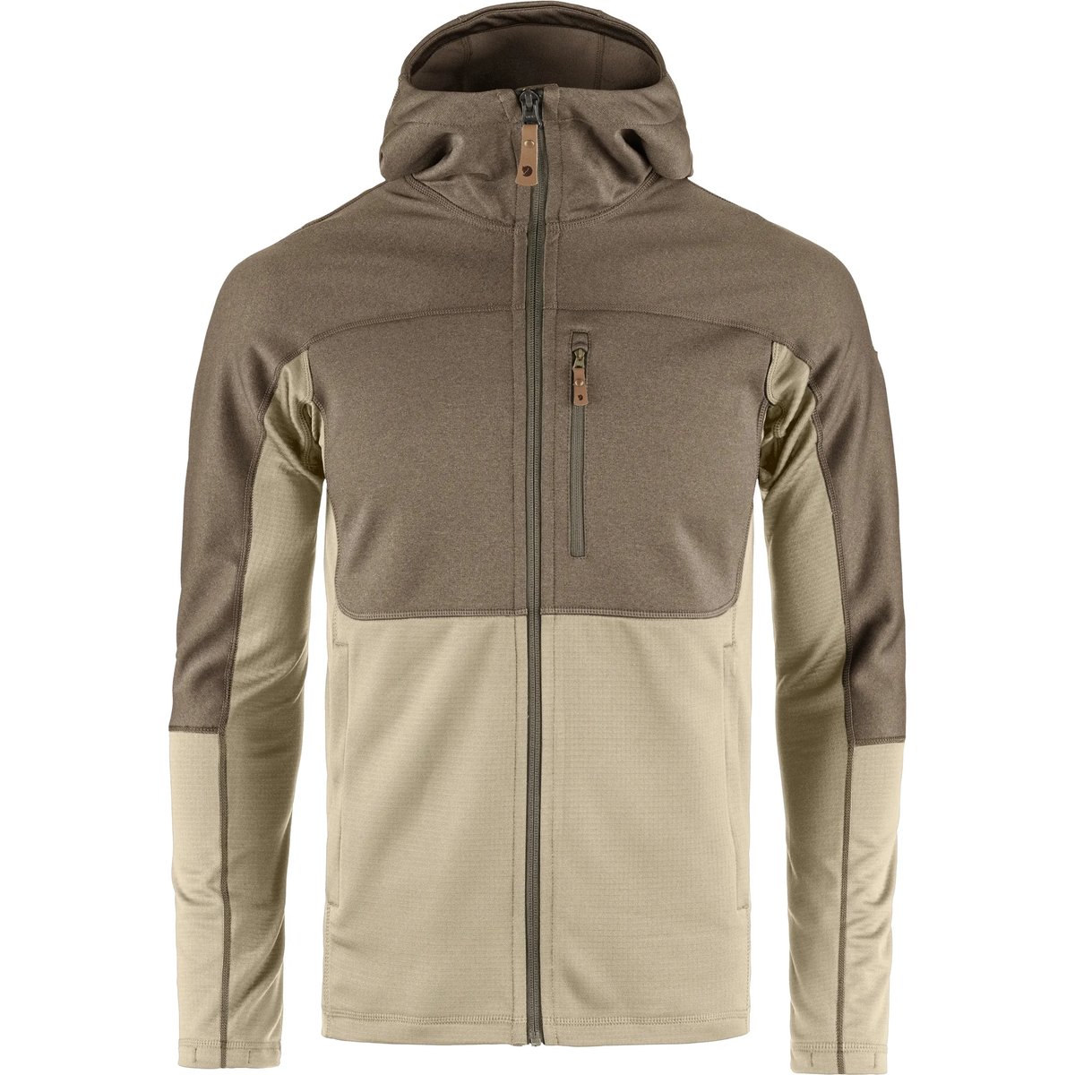 Fjällräven Men's Abisko Trail Fleece Fossil-suede Brown