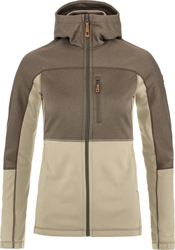Fjällräven Women's Abisko Trail Fleece Fossil-suede Brown Fjällräven