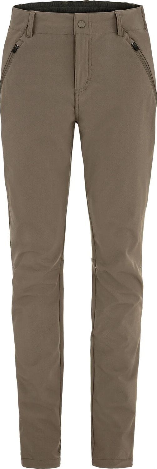 Fjällräven Women's Abisko Trail Stretch Trousers Suede Brown