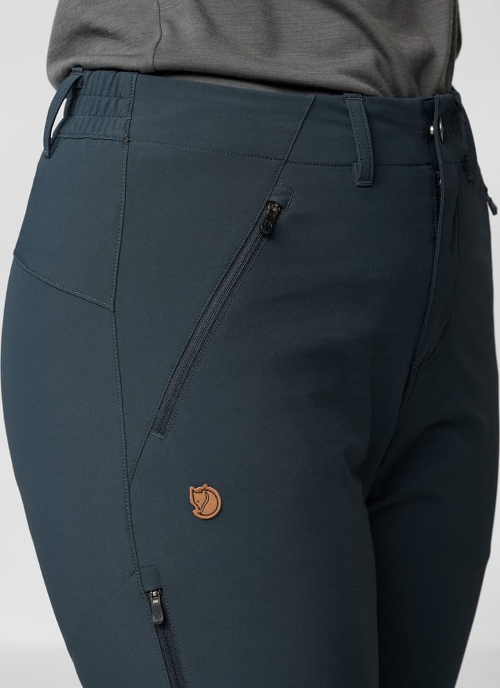 Fjällräven Women's Abisko Trail Stretch Trousers Suede Brown Fjällräven