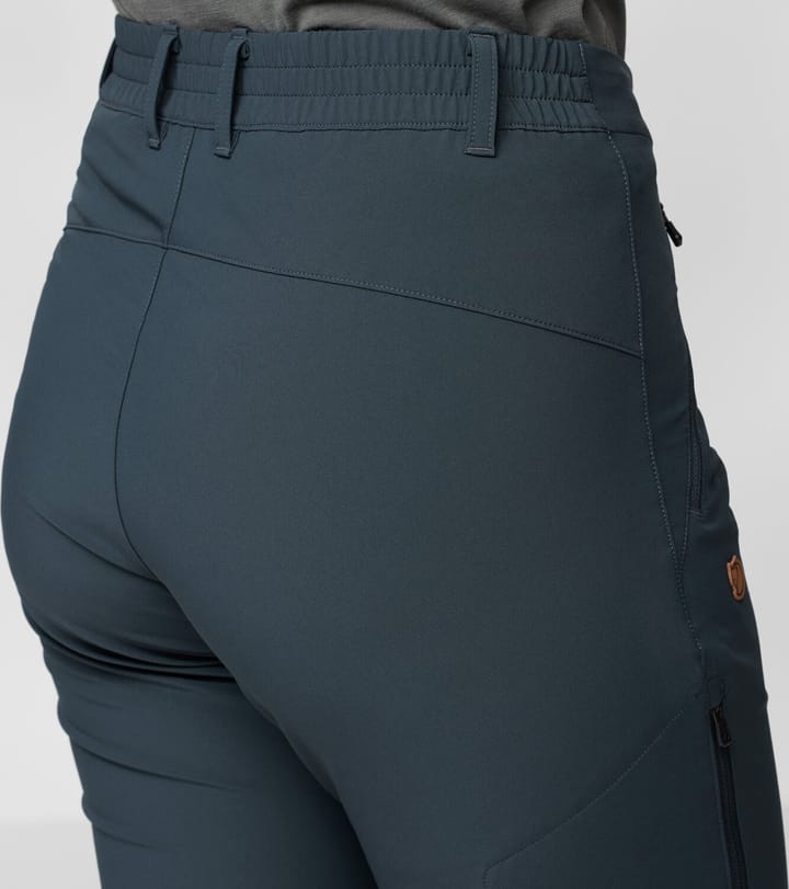 Fjällräven Women's Abisko Trail Stretch Trousers Suede Brown Fjällräven