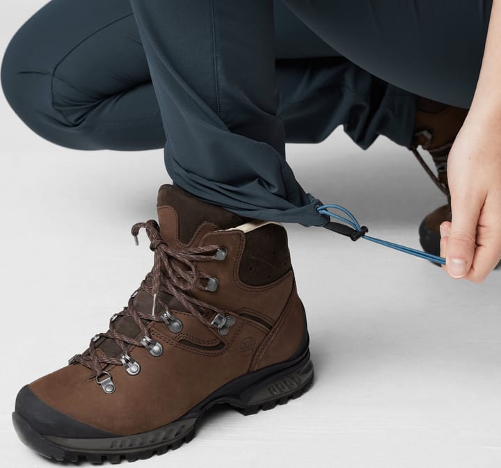 Fjällräven Women's Abisko Trail Stretch Trousers Suede Brown Fjällräven