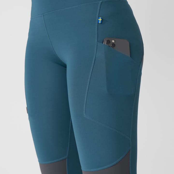 Fjällräven Abisko Trekking Tights Pro W Deep Forest-Iron Grey Fjällräven