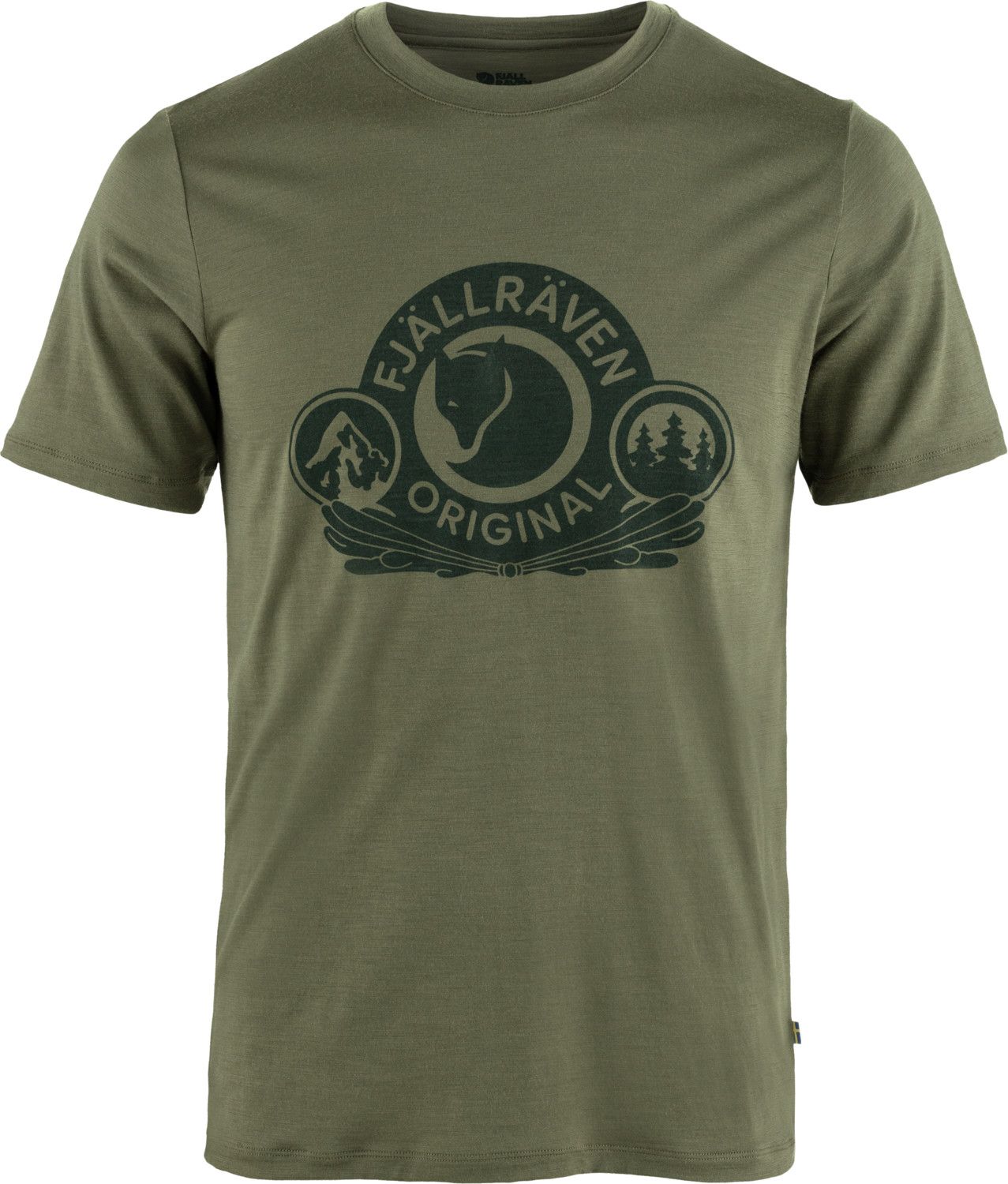 Fjällräven Men's Abisko Wool Classic SS Laurel Green