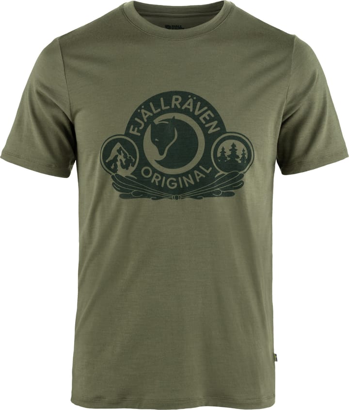 Fjällräven Men's Abisko Wool Classic SS Laurel Green Fjällräven