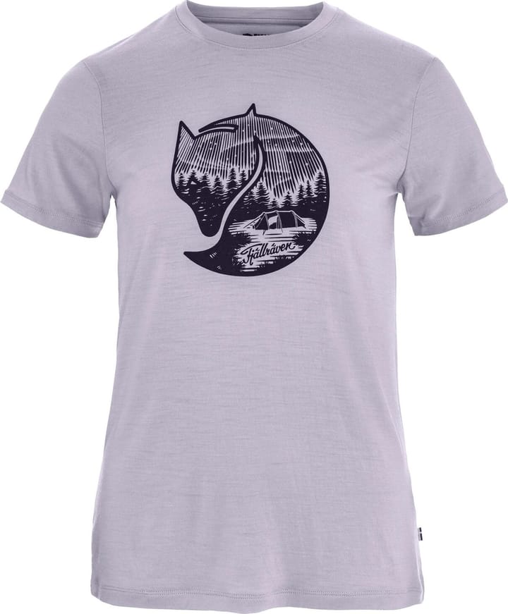 Fjällräven Women's Abisko Wool Fox SS Lavender Mist- Dark Navy Fjällräven