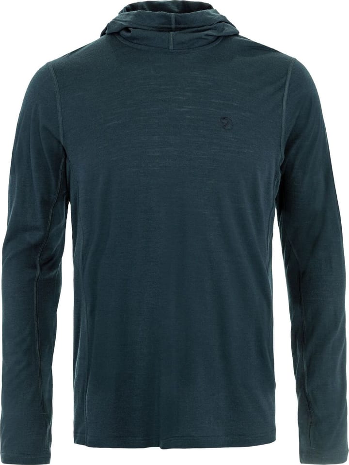 Fjällräven Men's Abisko Wool Hoodie Dark Navy Fjällräven