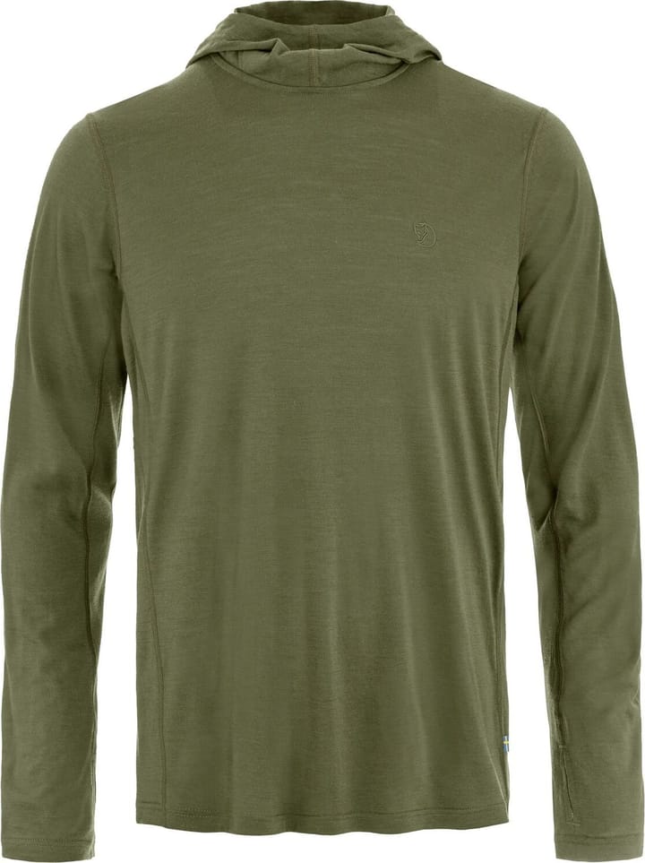 Fjällräven Men's Abisko Wool Hoodie Laurel Green Fjällräven