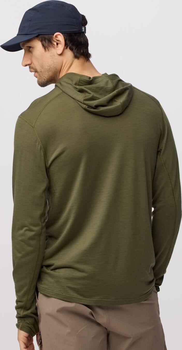 Fjällräven Men's Abisko Wool Hoodie Light Fossil Fjällräven