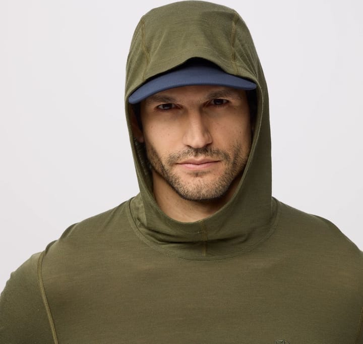 Fjällräven Men's Abisko Wool Hoodie Light Fossil Fjällräven